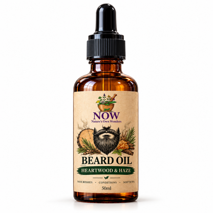 Natural Beard Oil for Men | Heartwood & Haze | 50ml
